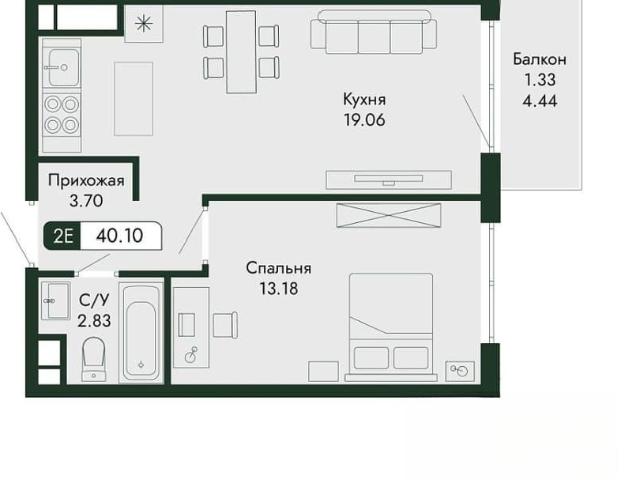 Квартира продажа в Виноградное С