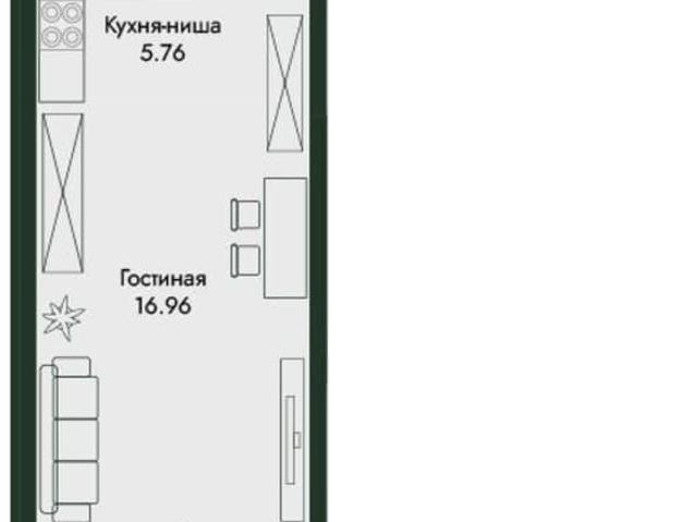 Квартира продажа в Виноградное С