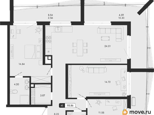 Квартира продажа в Виноградное С