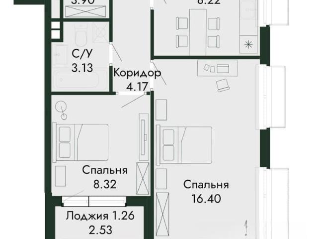 Квартира продажа в Микрорайон имени 60 лет СССР, Алушта