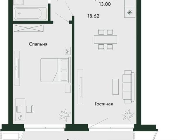 Квартира продажа в Виноградное С