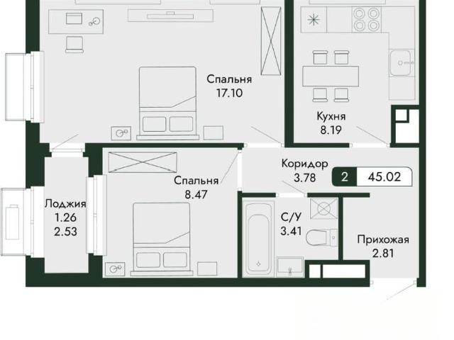 Квартира продажа в Микрорайон имени 60 лет СССР, Алушта