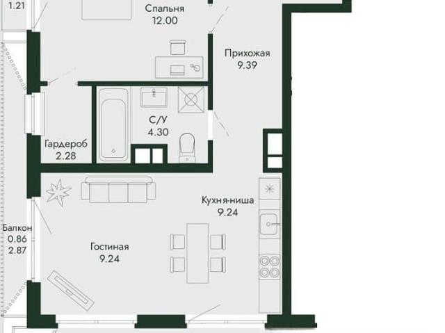 Квартира продажа в Виноградное С