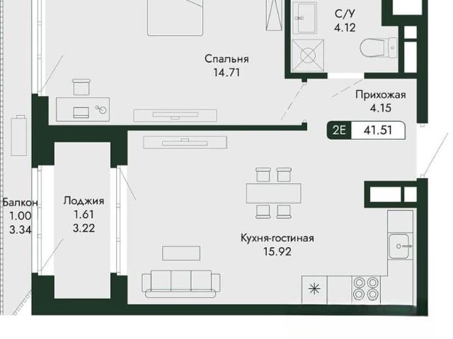 Квартира продажа в Виноградное С