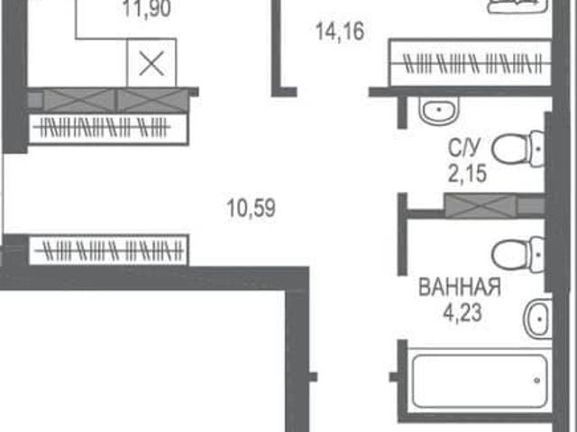 Квартира продажа в Виноградное С