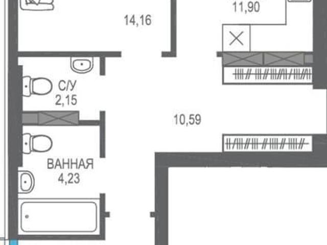 Квартира продажа в Виноградное С