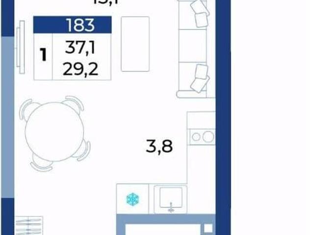 Квартира продажа в Виноградное С