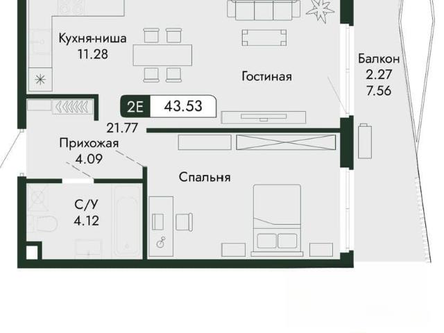 Квартира продажа в Виноградное С