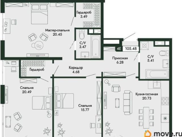 Квартира продажа в Виноградное С