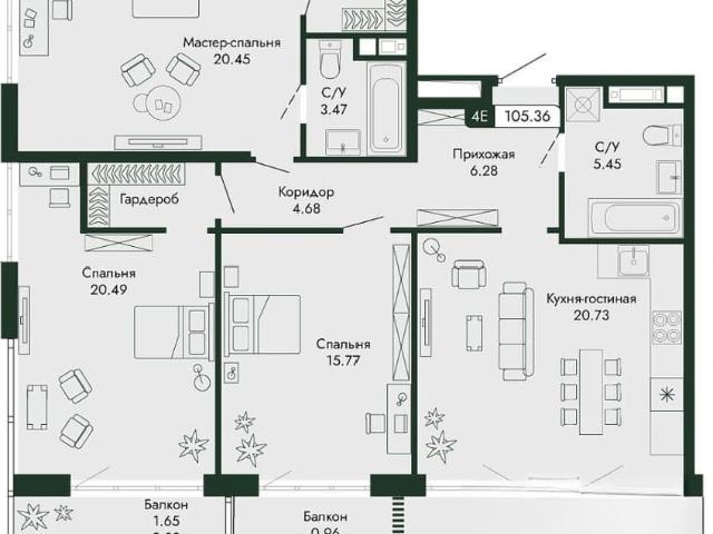 Квартира продажа в Виноградное С