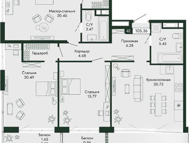 Квартира продажа в Виноградное С