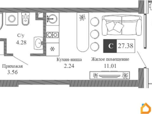 Квартира продажа в Виноградное С