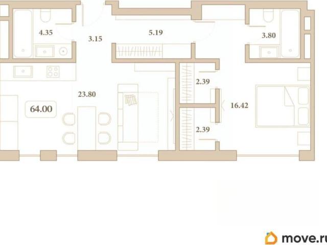 Квартира продажа в мкр. Ореховая роща, Анапа