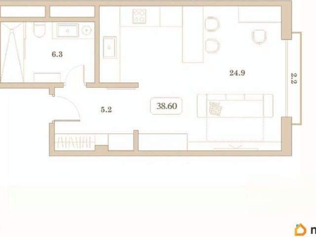 Квартира продажа в мкр. Ореховая роща, Анапа
