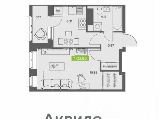 Квартира продажа в Ломоносовский округ, Архангельск