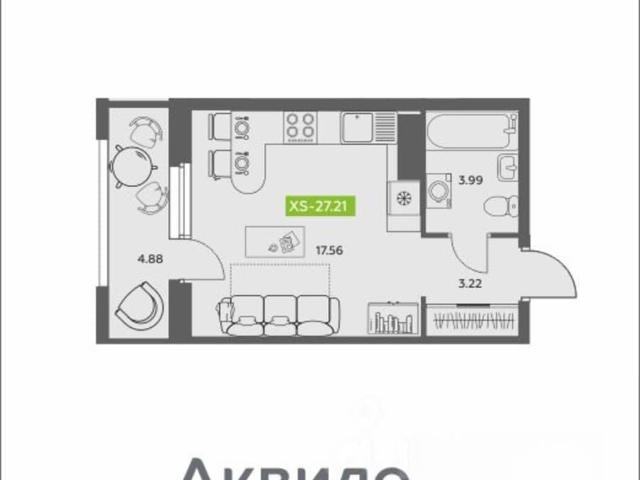 Квартира продажа в Ломоносовский округ, Архангельск