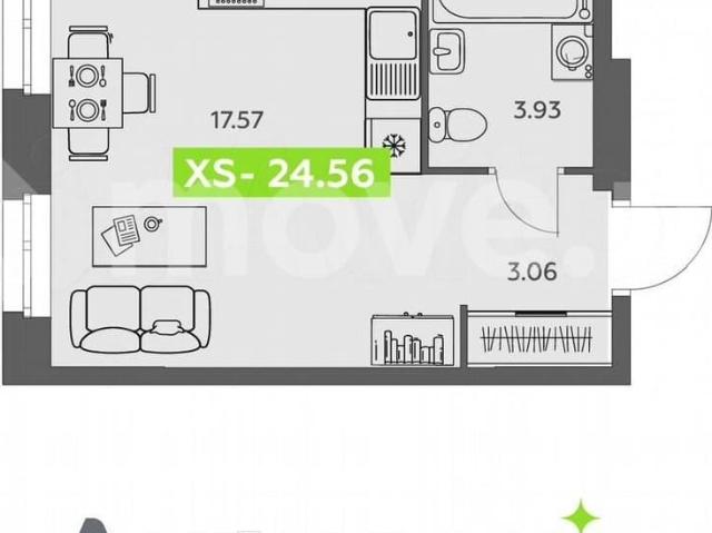 Квартира продажа в Ломоносовский округ, Архангельск