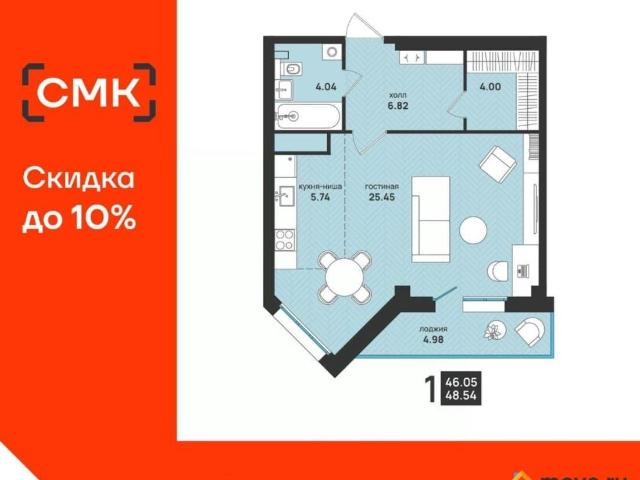 Квартира продажа в Октябрьский округ, Архангельск