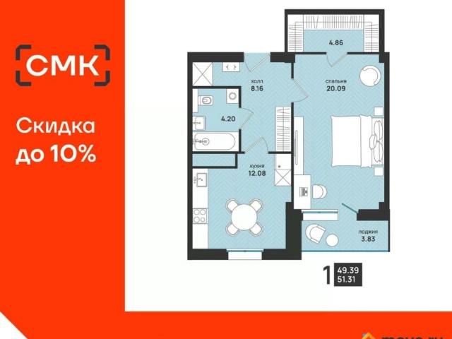 Квартира продажа в Октябрьский округ, Архангельск