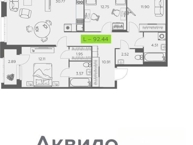 Квартира продажа в Октябрьский округ, Архангельск