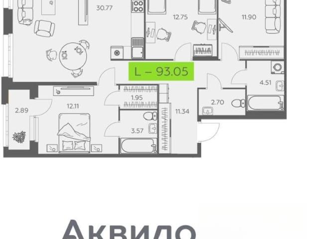 Квартира продажа в Октябрьский округ, Архангельск