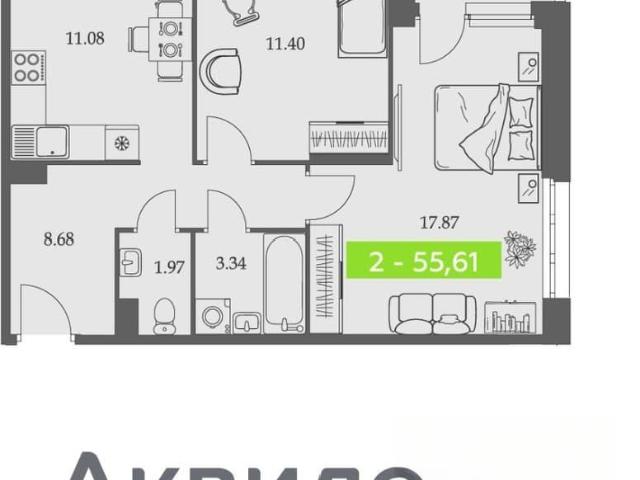 Квартира продажа в Октябрьский округ, Архангельск