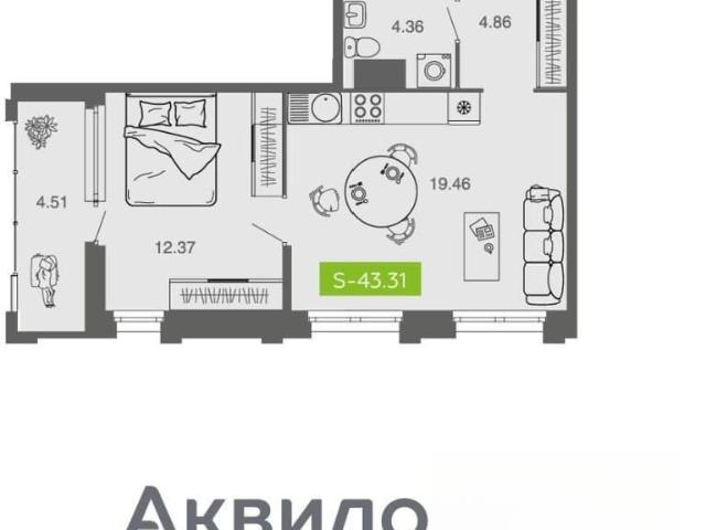 Квартира продажа в Октябрьский округ, Архангельск