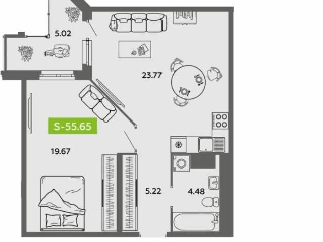 Квартира продажа в Октябрьский округ, Архангельск