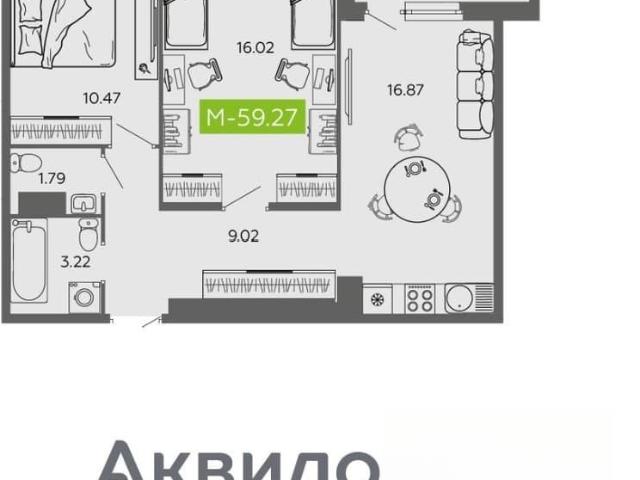 Квартира продажа в Октябрьский округ, Архангельск