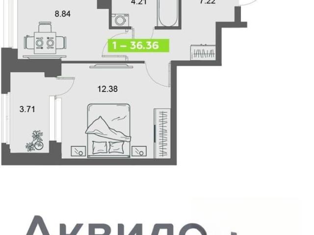 Квартира продажа в Октябрьский округ, Архангельск