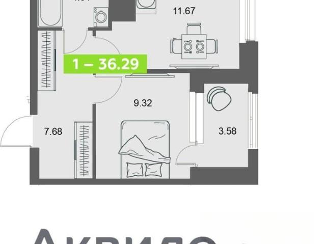 Квартира продажа в Октябрьский округ, Архангельск