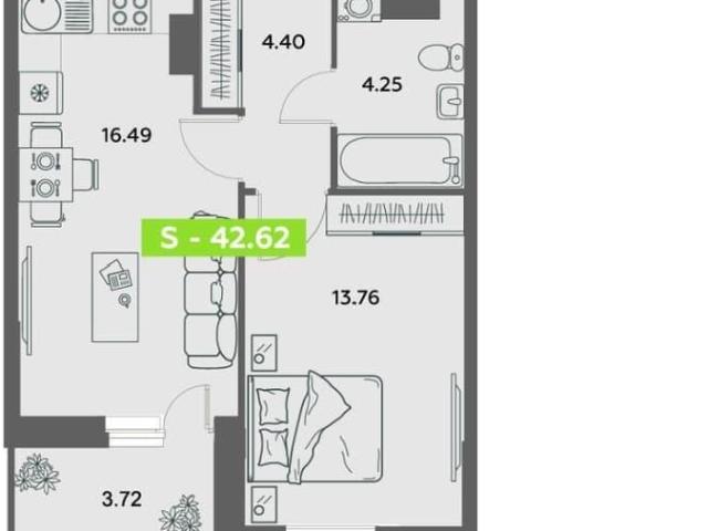 Квартира продажа в Октябрьский округ, Архангельск