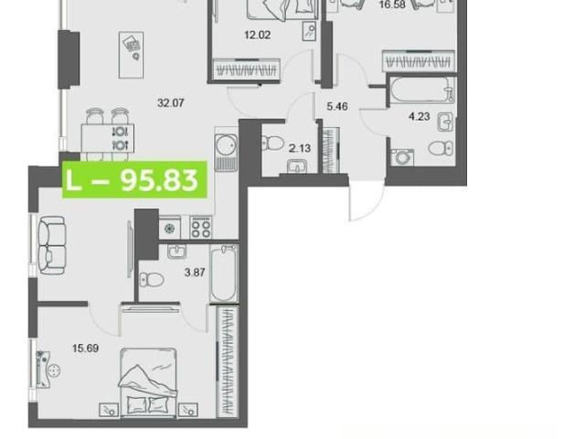 Квартира продажа в Октябрьский округ, Архангельск