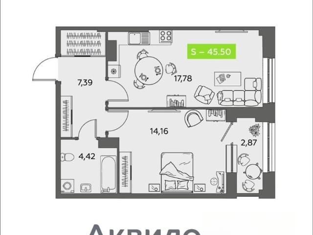 Квартира продажа в Ломоносовский округ, Архангельск