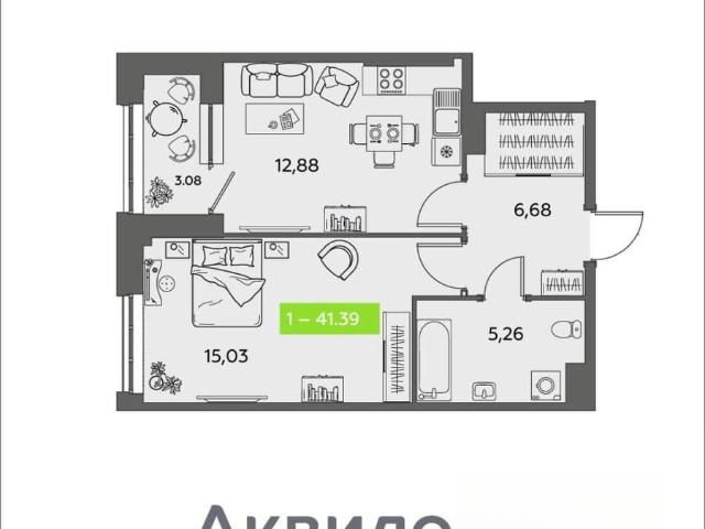 Квартира продажа в Ломоносовский округ, Архангельск
