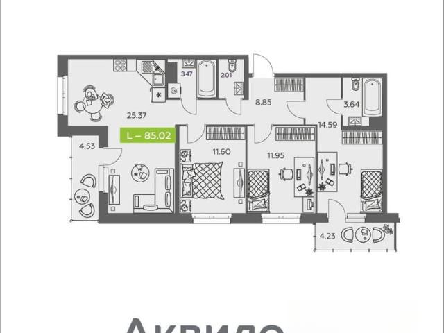 Квартира продажа в Соломбальский округ, Архангельск