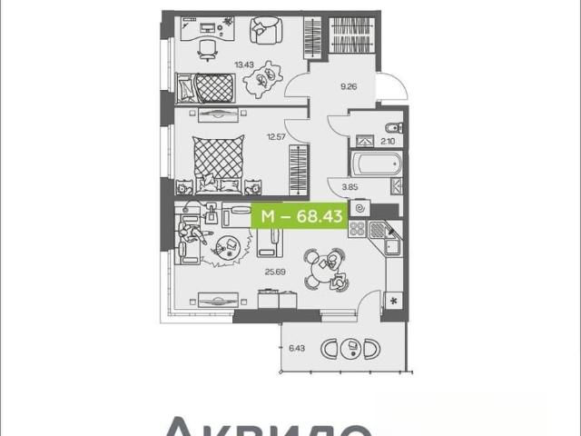 Квартира продажа в Соломбальский округ, Архангельск