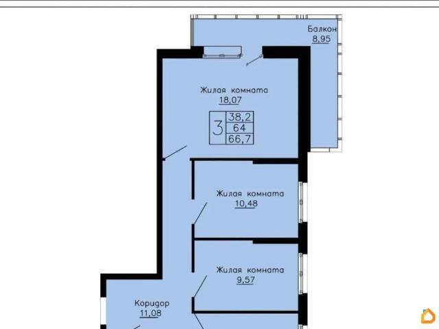 Квартира продажа в Ломоносовский округ, Архангельск