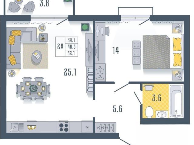 Квартира продажа в Советский район, Астрахань