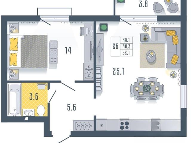 Квартира продажа в Советский район, Астрахань