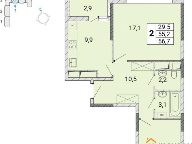 Квартира продажа в Центр-2, Балашиха