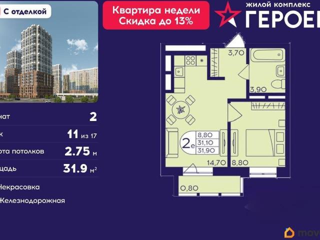 Квартира продажа в Балашиха, Кабардино-Балкарская Республика