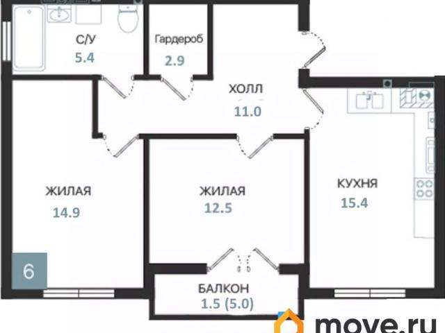 Квартира продажа в Балтийский Р-н, Калининградская область
