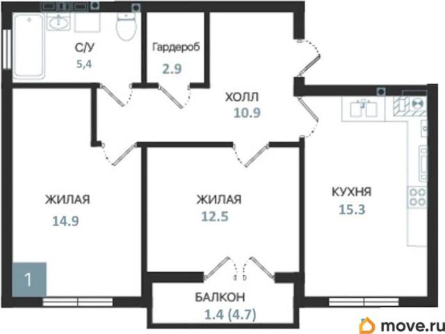 Квартира продажа в Балтийский Р-н, Калининградская область
