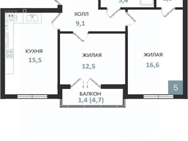 Квартира продажа в Балтийский Р-н, Калининградская область