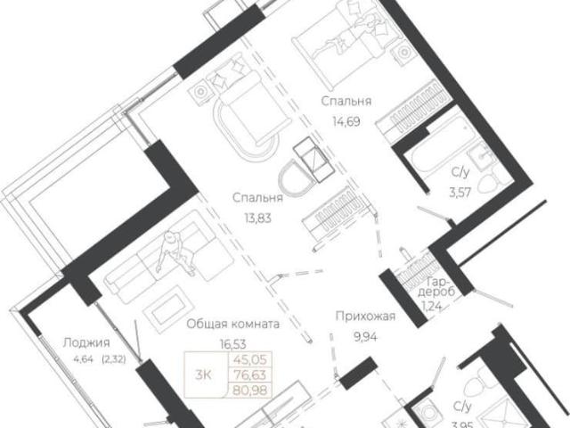 Квартира продажа в Барнаул, Алтайский Край