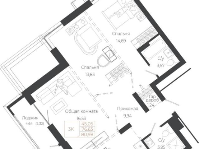 Квартира продажа в Барнаул, Алтайский Край