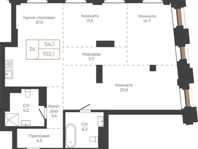 Квартира продажа в Барнаул, Алтайский Край