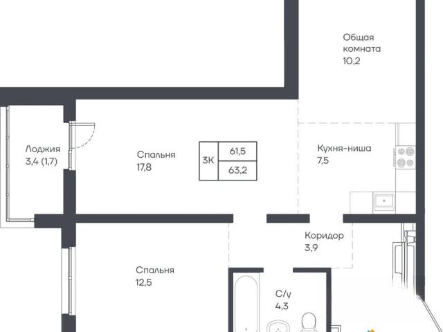 Квартира продажа в Барнаул, Алтайский Край