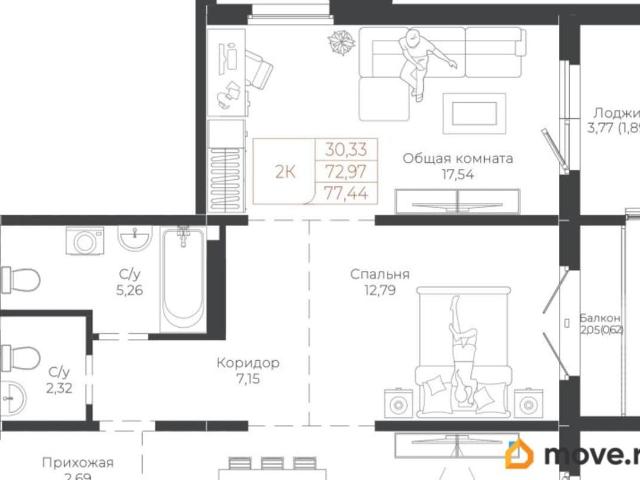 Квартира продажа в Барнаул, Алтайский Край